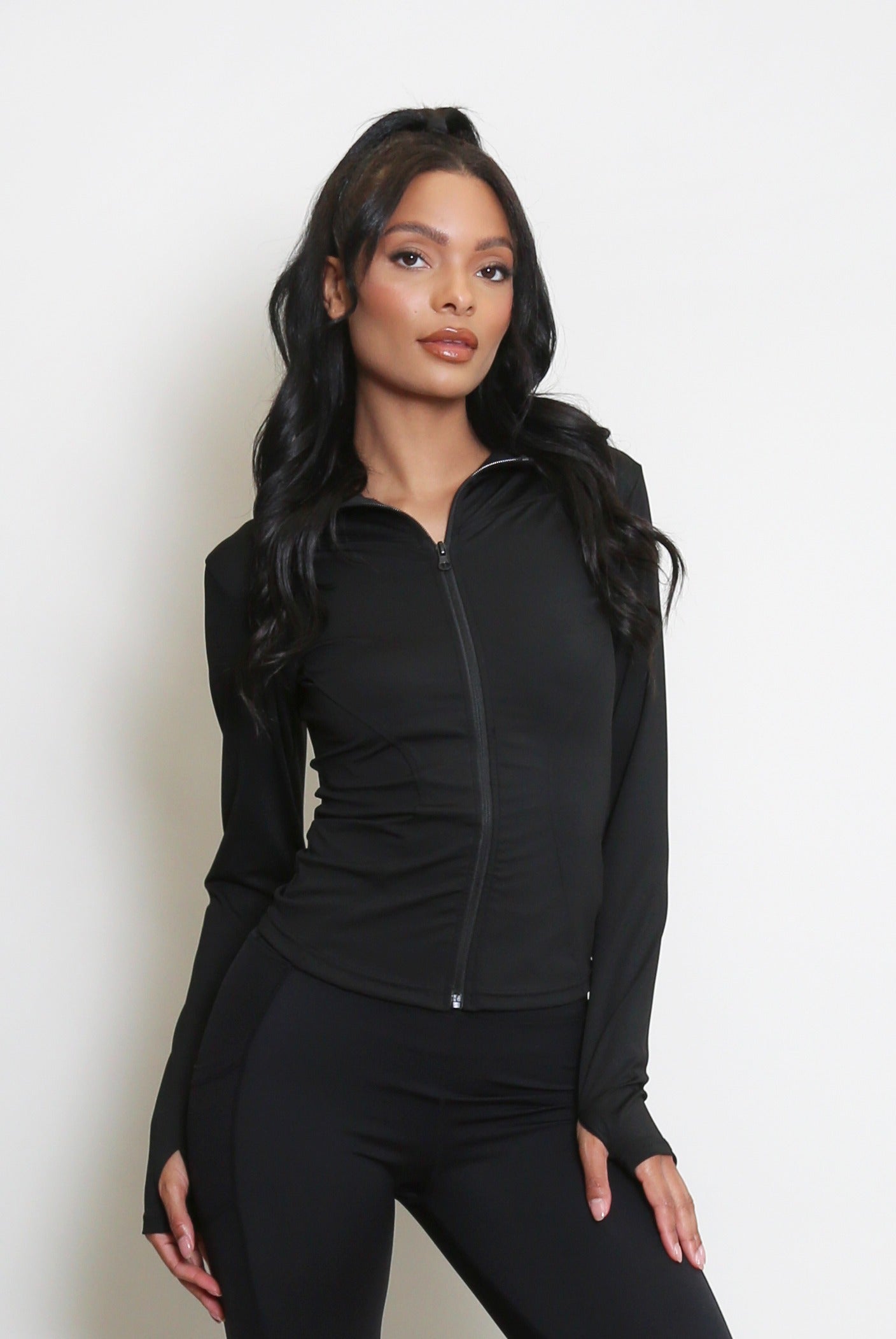 Fitted Active Gym Jacket - Mila