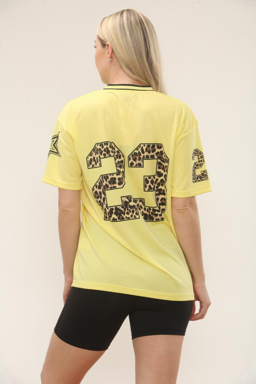 Animal Print 23 American Football  Top - Charleigh