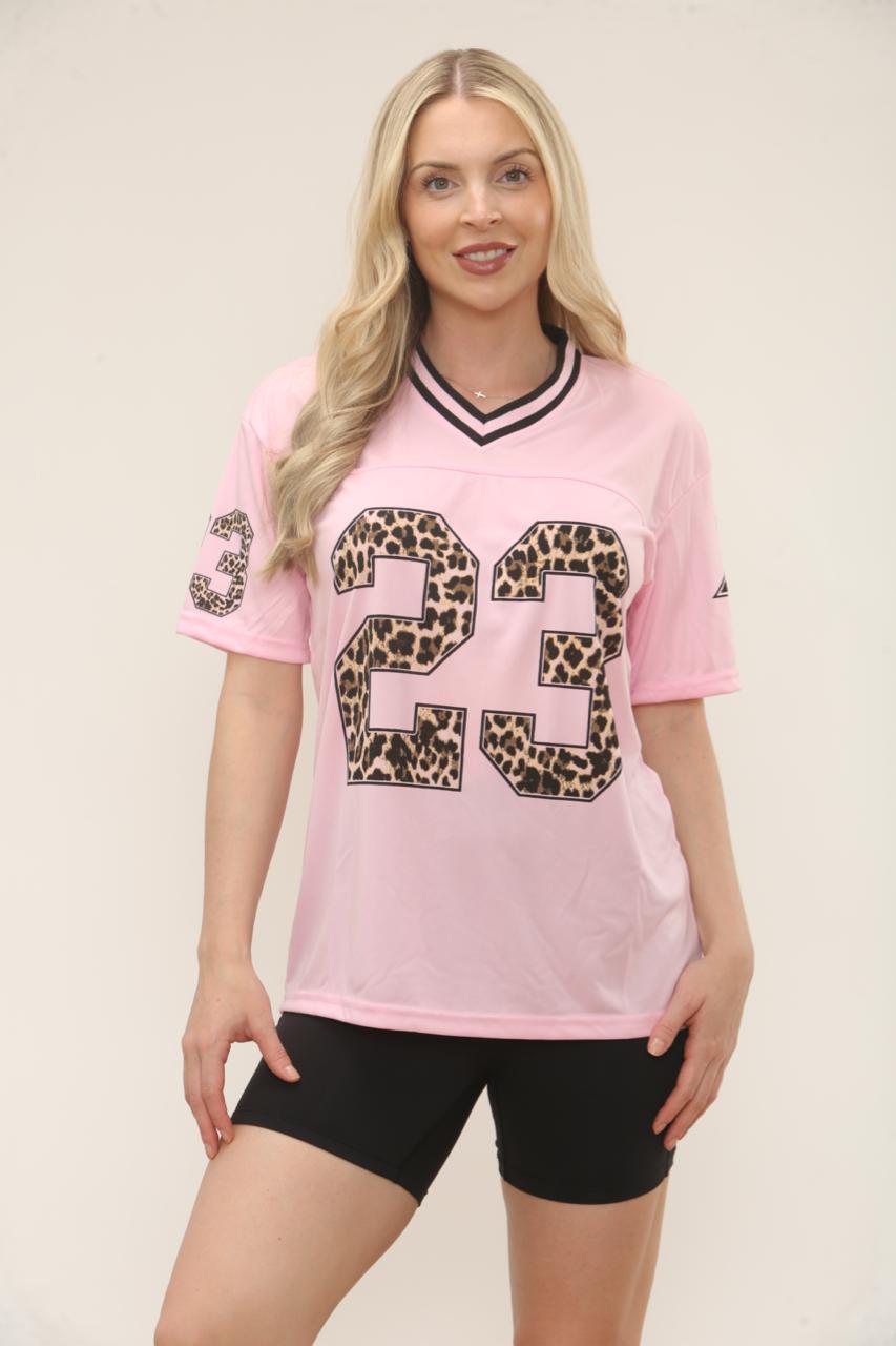 Animal Print 23 American Football  Top - Charleigh