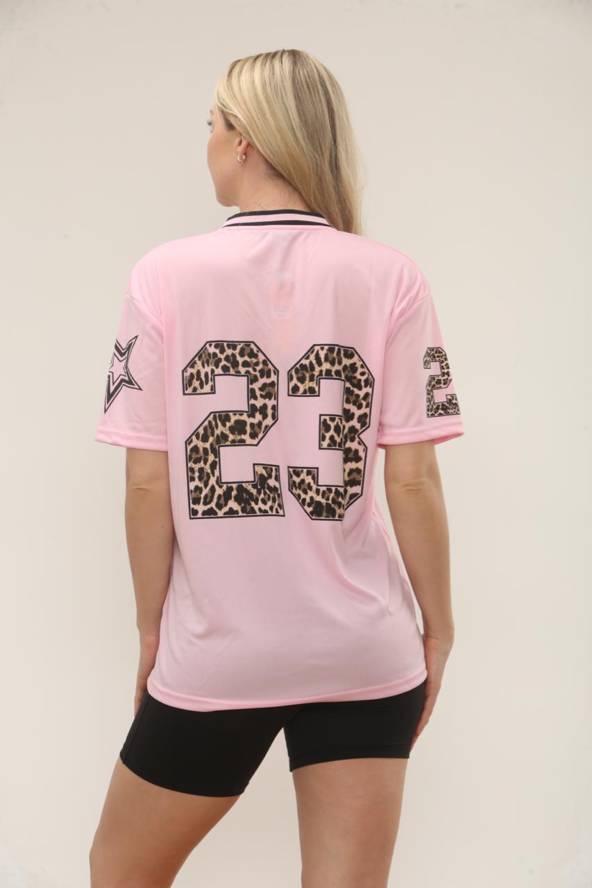 Animal Print 23 American Football  Top - Charleigh