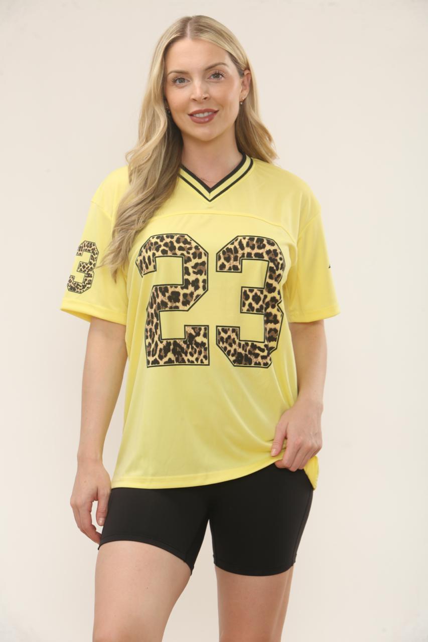 Animal Print 23 American Football  Top - Charleigh