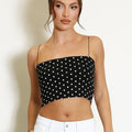 Polka Dot Cropped Cami Top - Presley