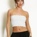 Polka Dot Cropped Cami Top - Presley