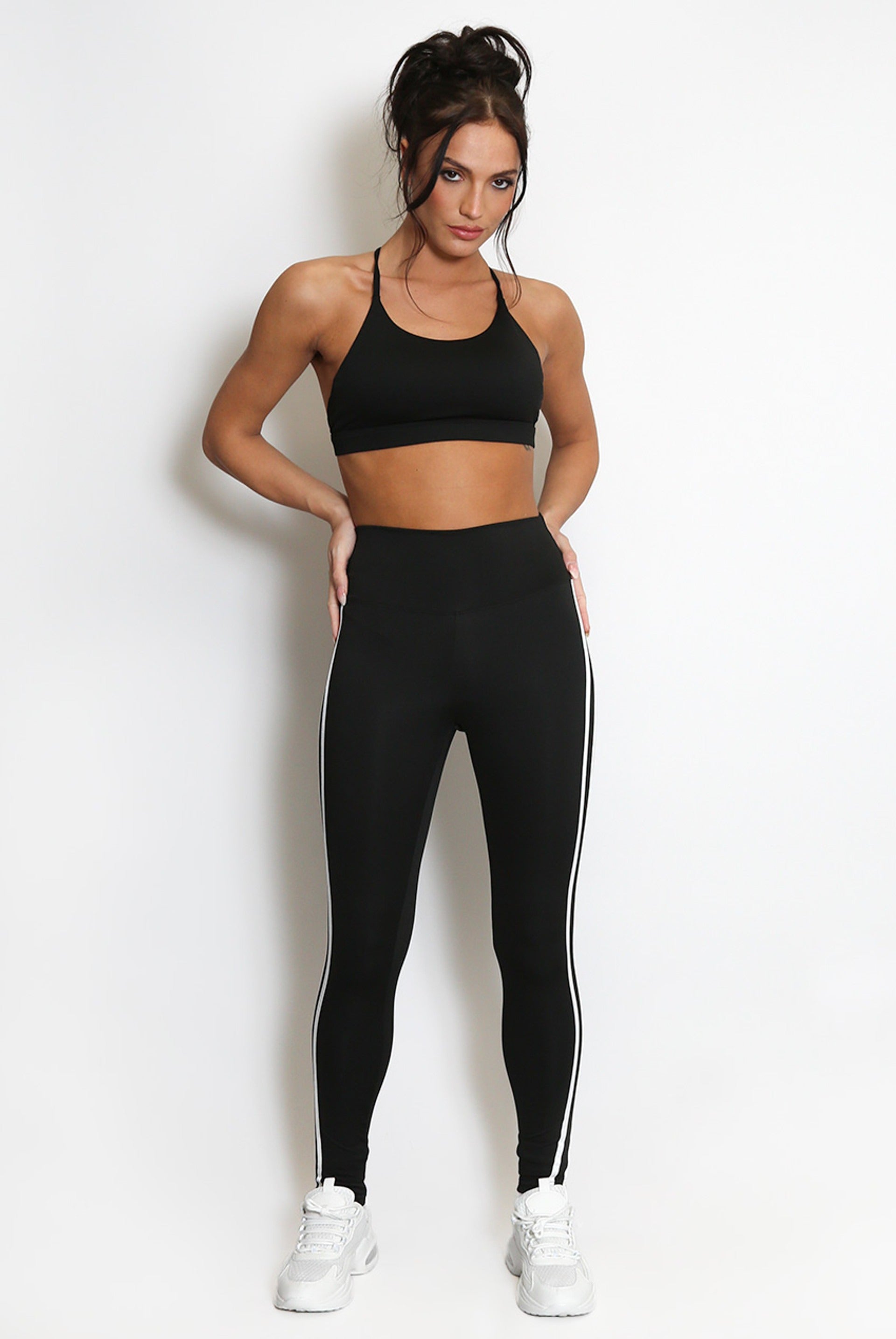 Push Up Legging With Side Stripe - Virginia - Storm Desire