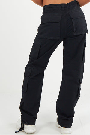 Cargo Combat Baggy Jeans - Kennedi - Storm Desire