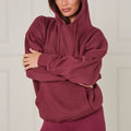 Oversized Plain Fleeced Hoodie - Kaya