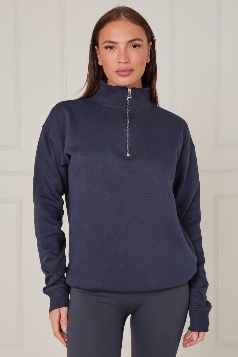 Half Zip Casual Sweatshirt - Liberty