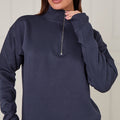 Half Zip Casual Sweatshirt - Liberty