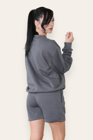 Los Angeles Sweatshirt & Shorts Set - Maci - Storm Desire