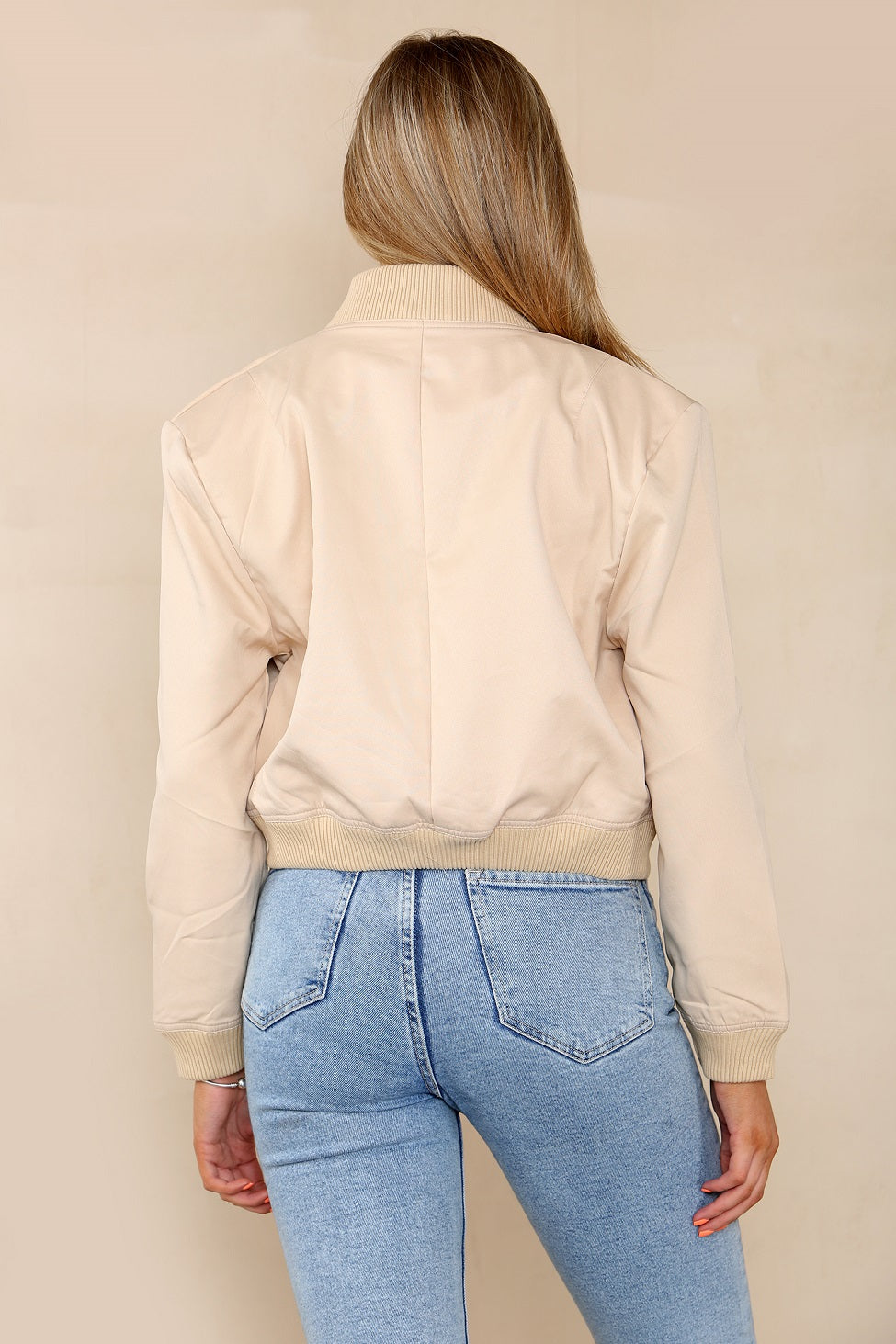 Pocket Bomber Jacket - Aria - Storm Desire
