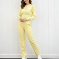 Button Up Top & Wide Leg Trouser Tracksuit - Linda