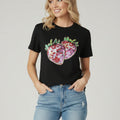 Strawberry Graphic Printed T-Shirt - Lucy