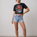 Cool Vibes Printed Crop Top - Willow