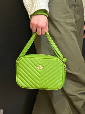 Round Quilted Bee Crossbody Bag - Blake - Storm Desire