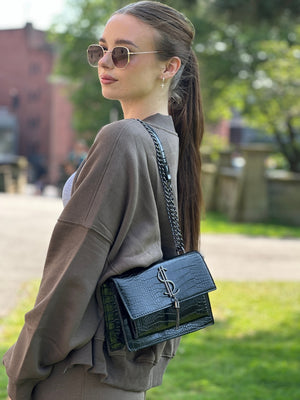 Snake Skin SL Shoulder Bag - Mariana - Storm Desire