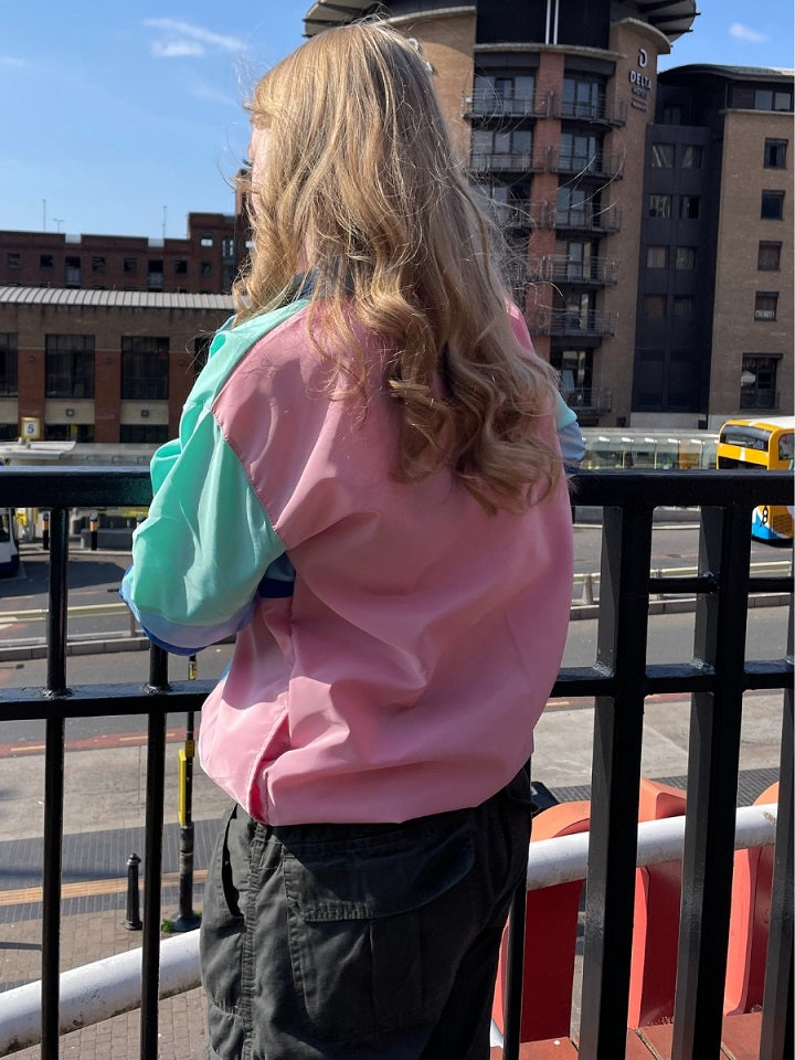 Multi Colour Block Retro Festival Jacket - Nolah - Storm Desire
