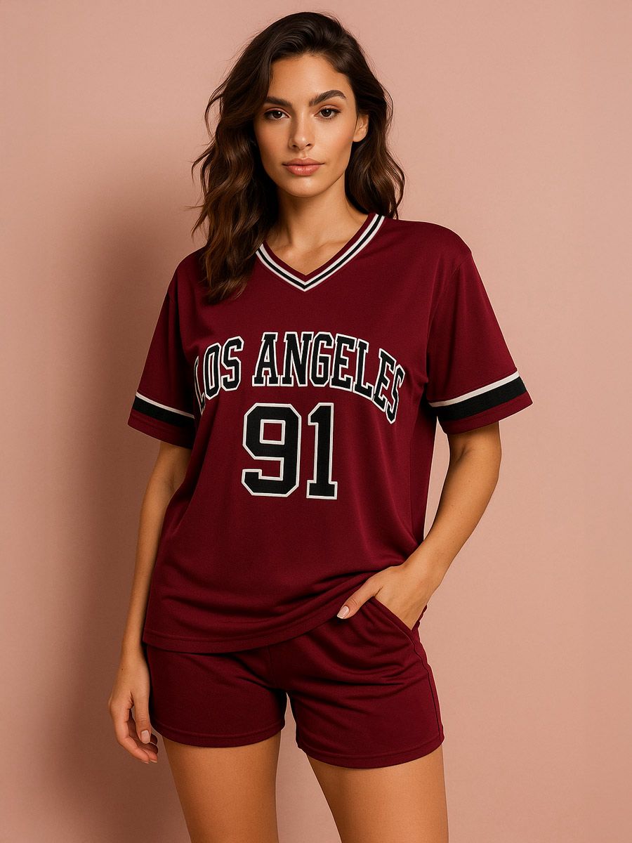 Los Angeles Baseball Top - Thea