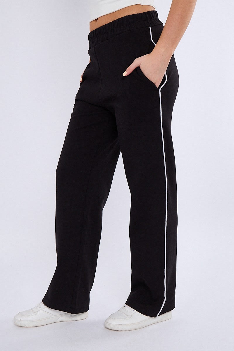 Colour Block Retro Jacket & Jogger Set - Ivanna - Storm Desire