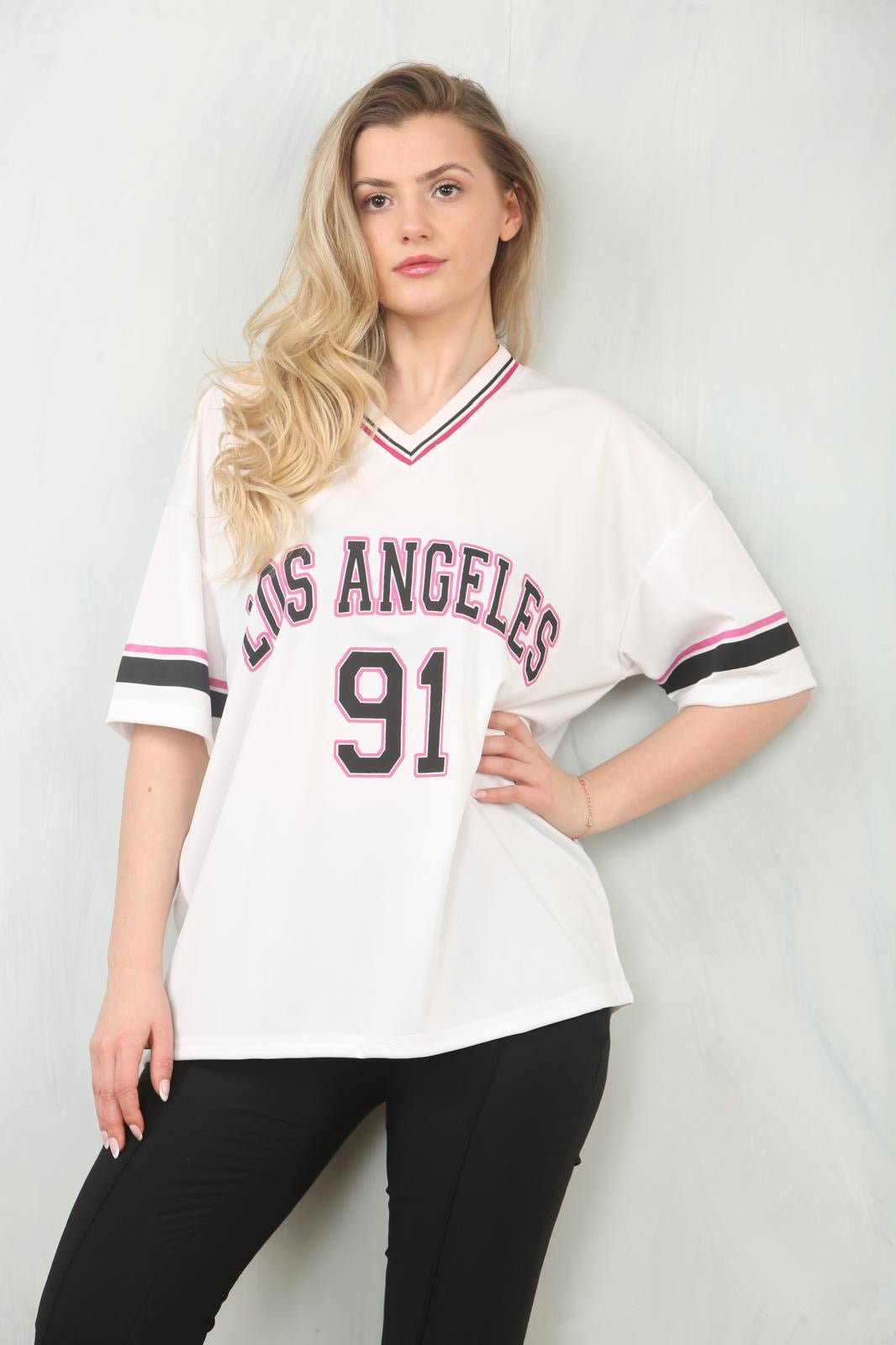 Los Angeles Baseball Top - Thea