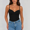 Strappy Fitted Corset Top - Reese