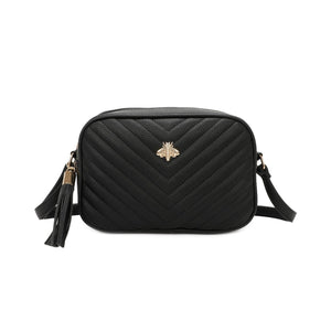 Round Quilted Bee Crossbody Bag - Blake - Storm Desire