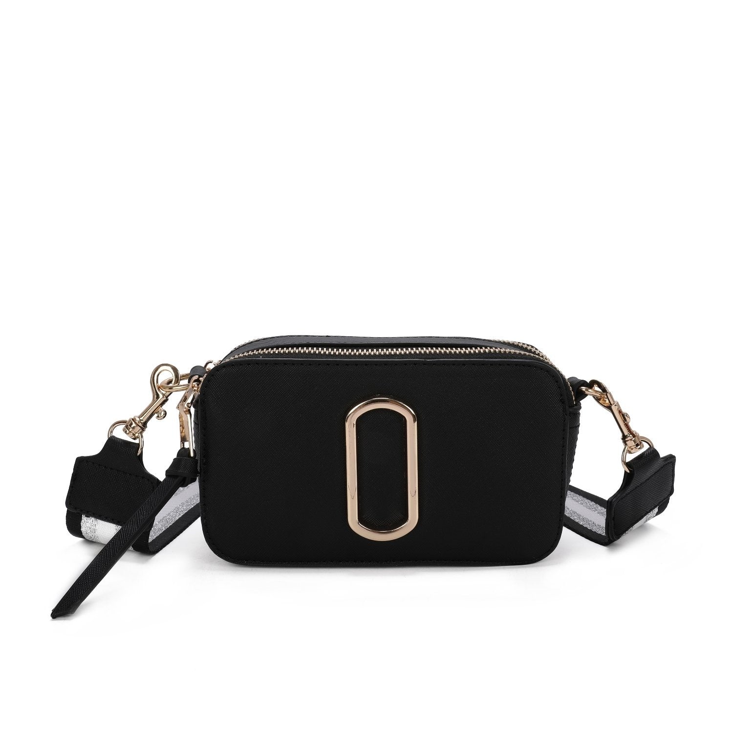 Gold Buckle Box Bag - Diana - Storm Desire