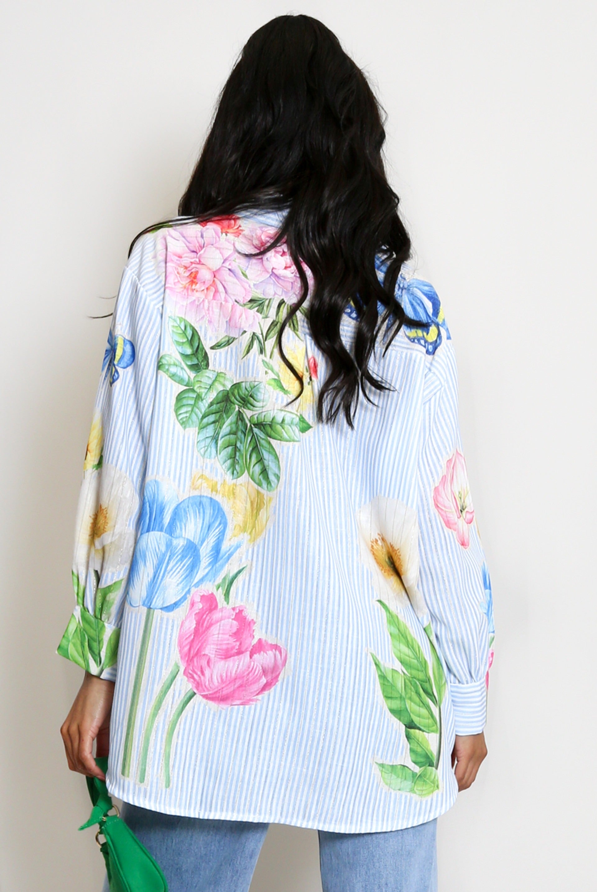 Printed Oversized Shirt - Mara - Storm Desire
