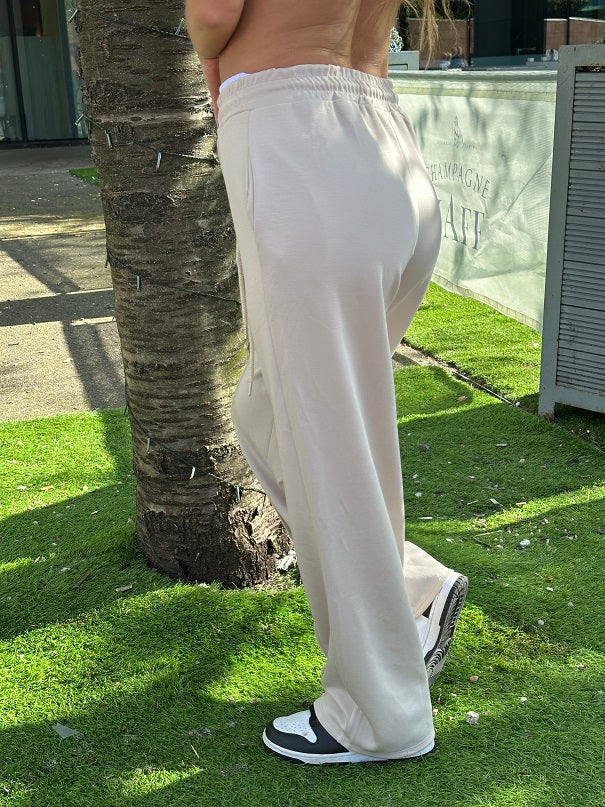 White Waistband Pants - Remy - Storm Desire