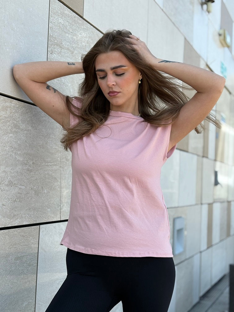 Padded Shoulder Summer Top - Chelsea