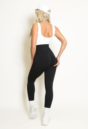 Textured Active Wear Leggings - Sunny - Storm Desire
