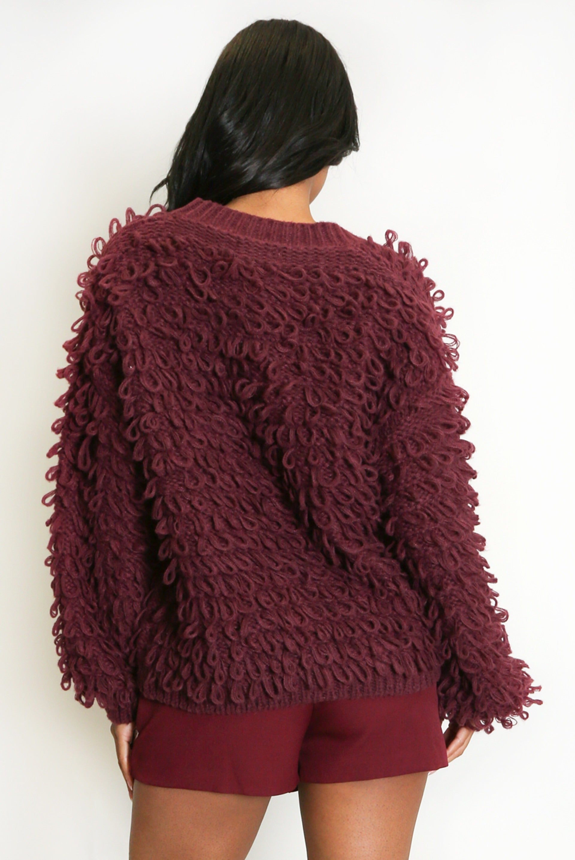 Loop Knitted Cardigan - Reya