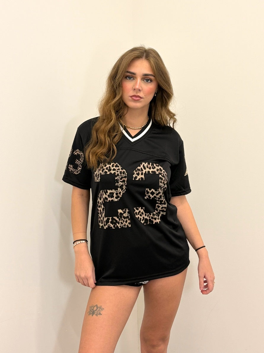 Animal Print 23 American Football  Top - Charleigh