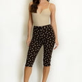 Polka Dot Capri Jegging - River
