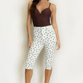 Polka Dot Capri Jegging - River