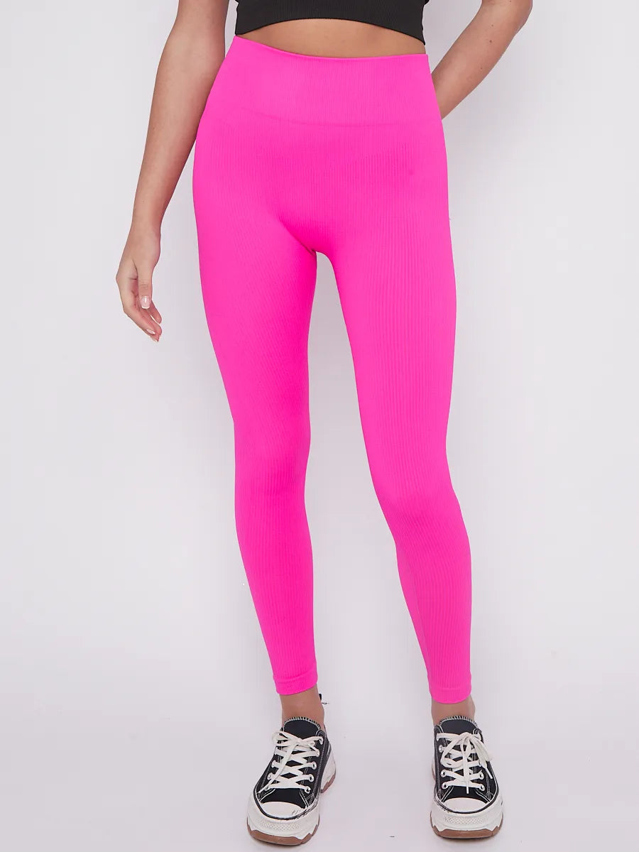 Bright pink 2025 gym leggings