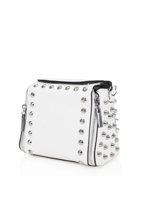 Silver Stud Midi Bag - Jessica - Storm Desire