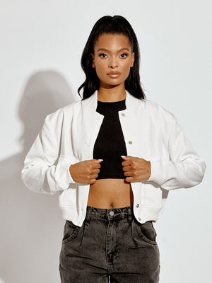 Pocket Bomber Jacket - Aria - Storm Desire