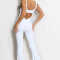 Cut Out Back Ruched Pushup Jumpsuit - Adele