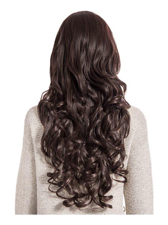 Olivia Curly Full Head Wig in Chocolate Brown - Storm Desire