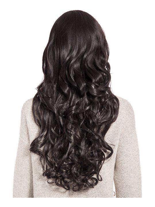 Olivia Curly Full Head Wig in Dark Brown - Storm Desire