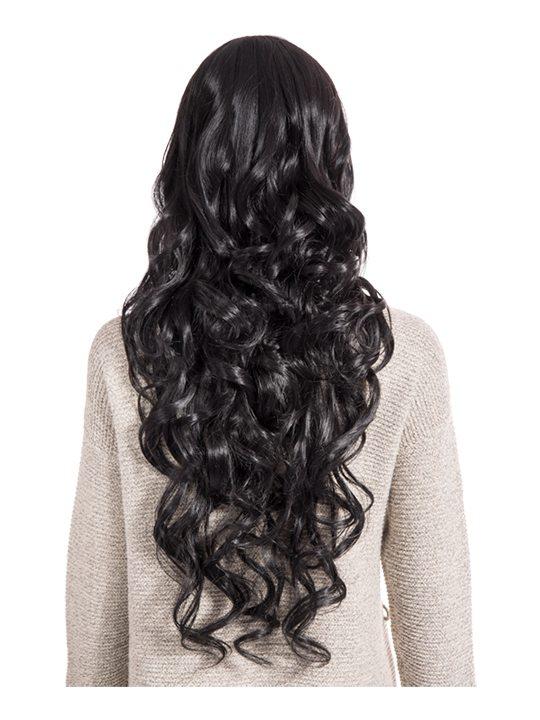 Olivia Curly Full Head Wig in Natural Black - Storm Desire