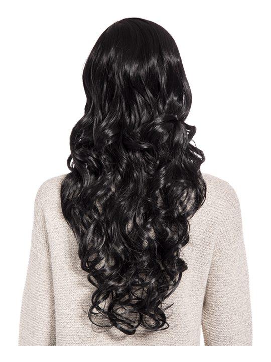 Olivia Curly Full Head Wig in Jet Black - Storm Desire