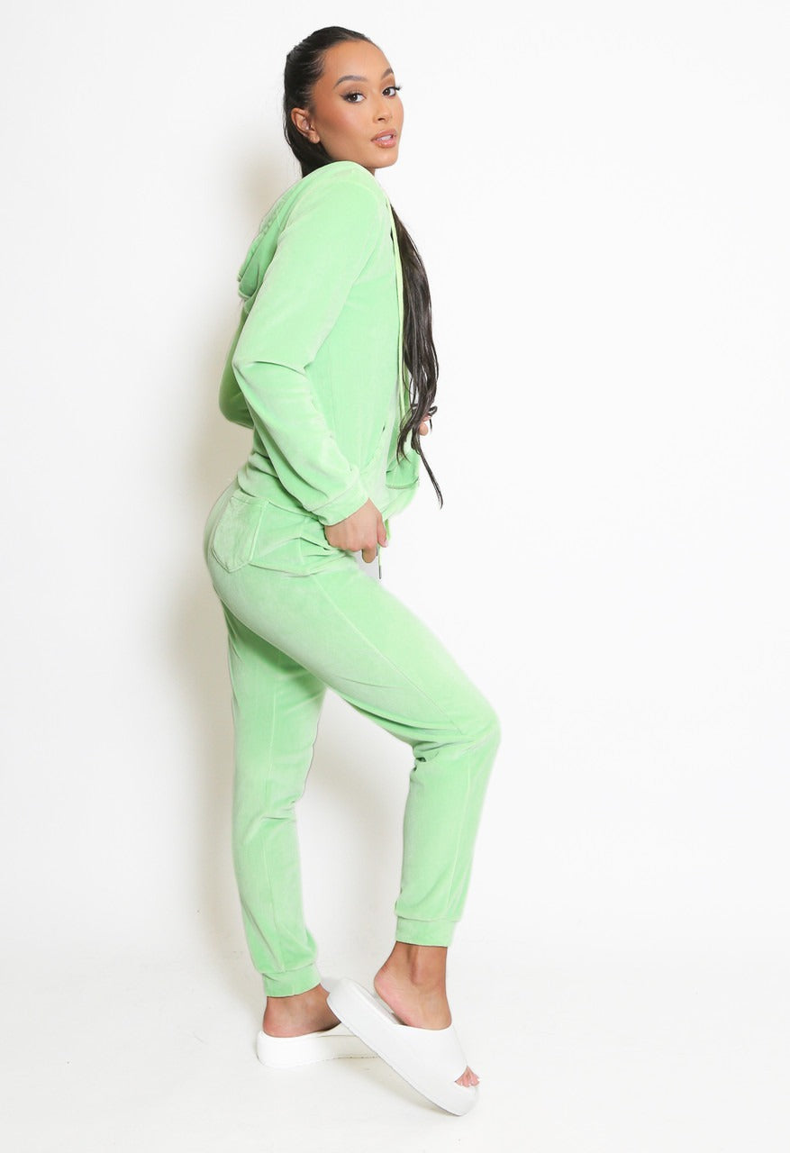 Mint Velvet Hooded Loungewear Set -  Megan - Storm Desire