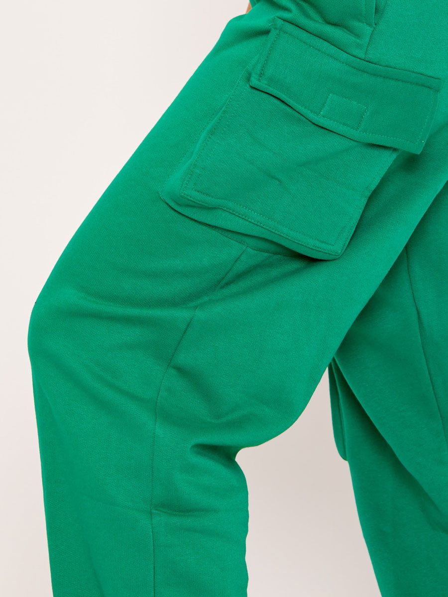 Green Crop Top & Joggers Set - Erin - Storm Desire