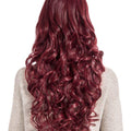 Olivia Curly Full Head Wig in Burgundy - Storm Desire