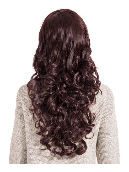 Olivia Curly Full Head Wig in Plum - Storm Desire