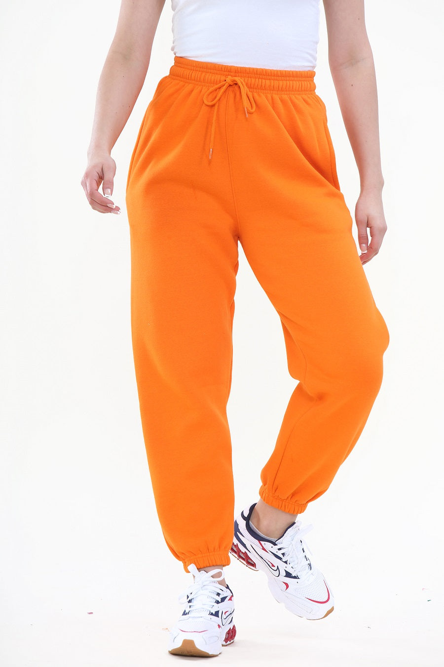 Orange Casual Oversize Joggers Loungewear - Gloria - Storm Desire
