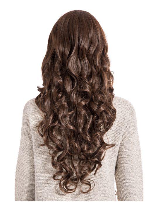 Olivia Curly Full Head Wig in Chestnut Brown - Storm Desire