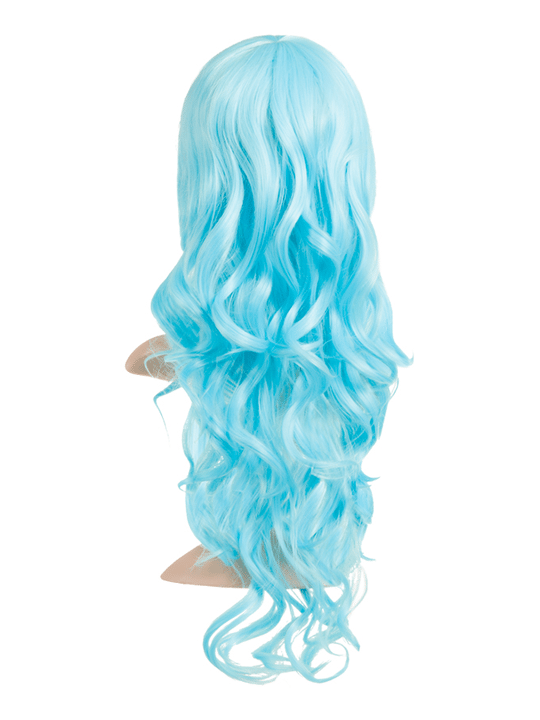 Lagoon Blue Long Curly Party Wig - Storm Desire