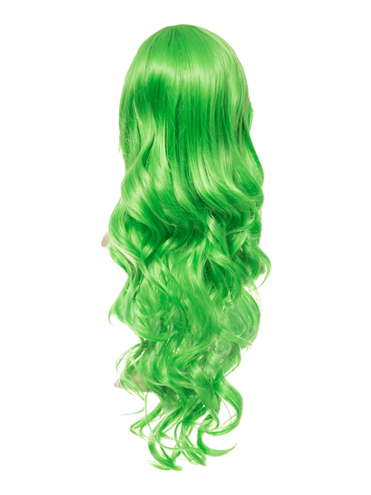 Spring Green Long Curly Party Wig Storm Desire